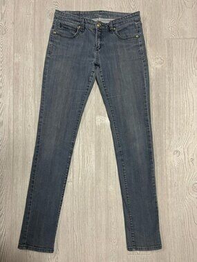 BCBG MaxAzria Skinny Jeans Womens 28 Dark Wash Stretch Denim Mia Thunder Pant